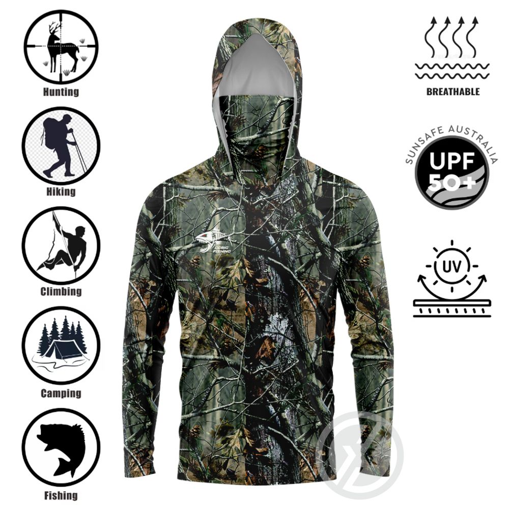 Camisa de Pesca con Capucha UP - Tee Graphic Print reseña y precio