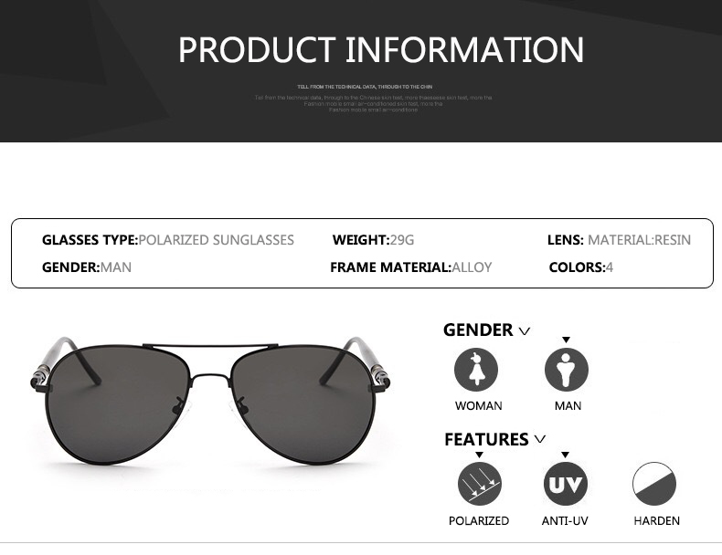 Gafas de sol polarizadas para  - Sunglasses Aviator Polarized reseña y precio