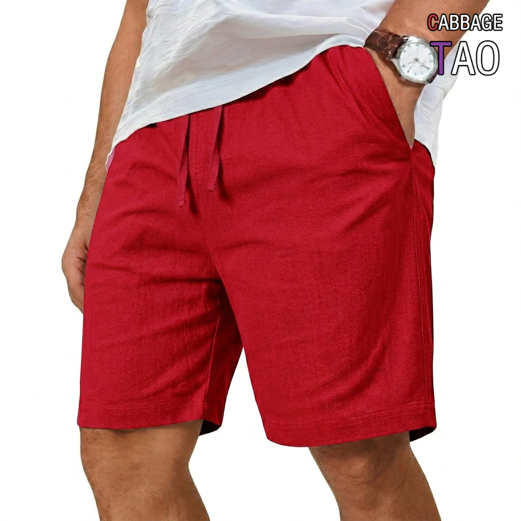 Pantalones Cortos Holgados de  - Short Linen Drawstring reseña y precio